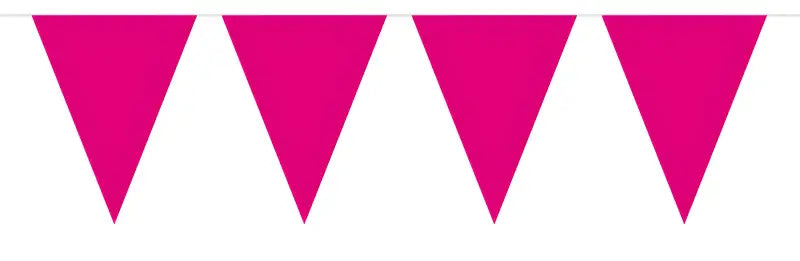 Magenta Mini Bunting - 3 meter - Girlang