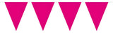 Magenta Mini Bunting - 3 meter - Girlang