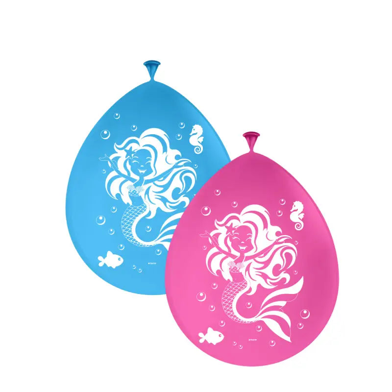 Mermaid Balloons - 8 stycken - Ballonger