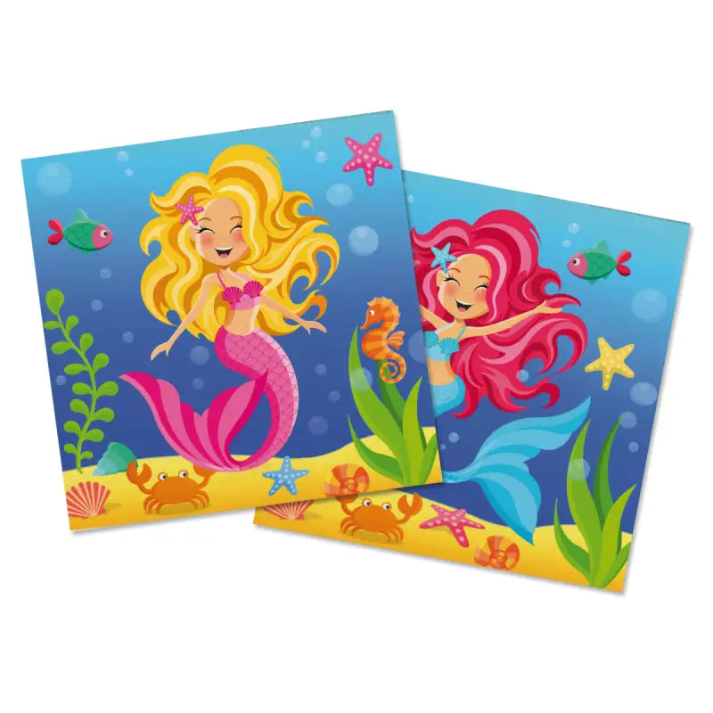 Mermaid Servetter 33 x 33 cm - 20 pack - Servetter