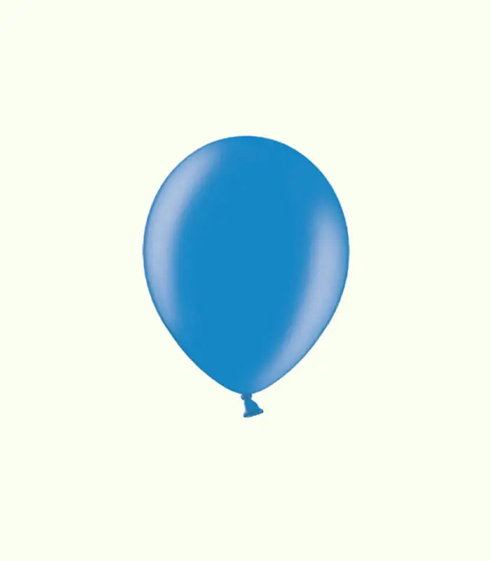 Mellanblå ballong som blir ca 30cm när den är uppblåst. Använd gärna ihop med andra färger och ballonger.