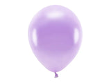 Metallic Eco Ballonger lavendel 100-pack