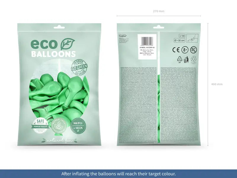 Metallic Eco Ballonger mint 100-pack