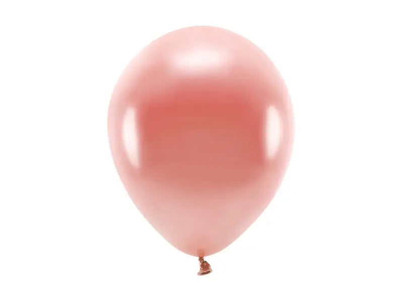 Metallic Eco Ballonger roséguld 100-pack