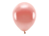 Metallic Eco Ballonger roséguld 100-pack