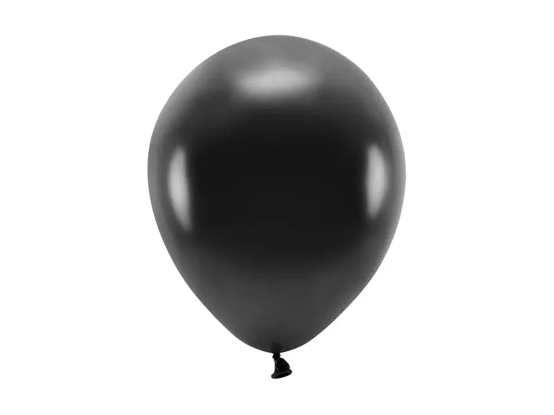 Metallic Eco Ballonger svart 100-pack