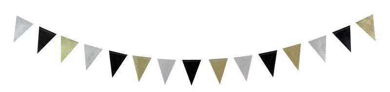 Mini Bunting Glitter Electrum - 2,6 meter - Girlang