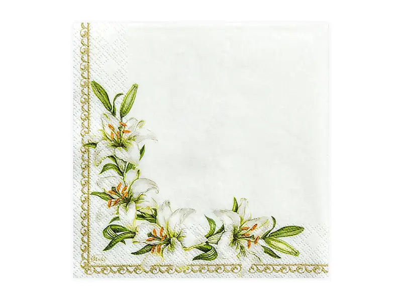 Napkins Chalice white 33 x 33 cm (1 pkt / 20 pc.)