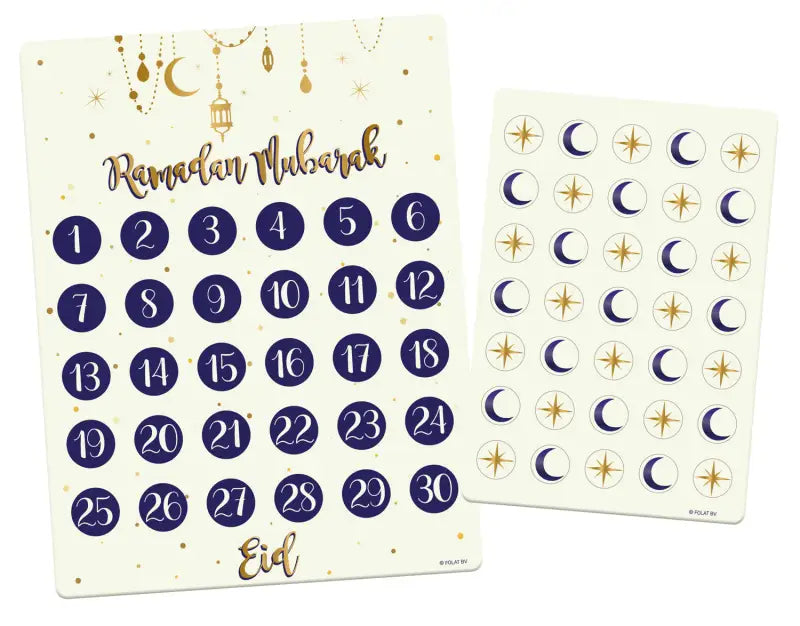 Nedräkningskalender ’Ramadan Mubarak’ - Eid Mubarak - Nedräkningskalender