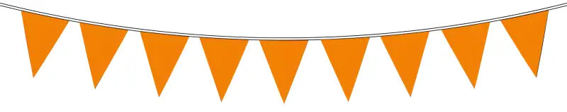 Orange Bunting - 10 meter - Girlang