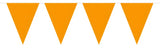 Orange Bunting Plain - 10 meter - Girlang