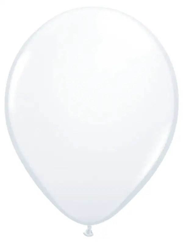 White Metallic Balloons 30cm - 50 pieces - Ballonger