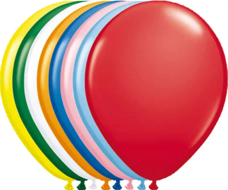 Ballongset flerfärgat metalliskt - 23 cm - 50 st - Ballongset