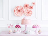 Pappersblomster backdrop rosa mix