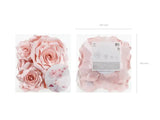 Pappersblomster backdrop rosa mix