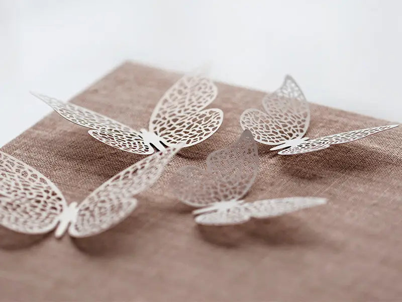 Paper Decorations Butterfly 8 x 5cm (1 pkt / 10 pc.)