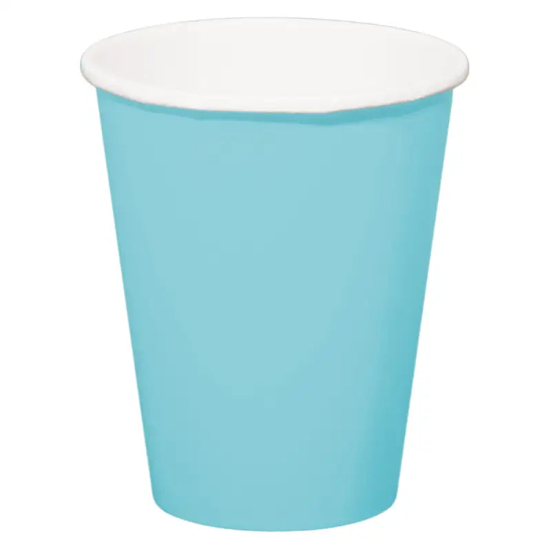 Pappersmug - Baby Blue - 350 ml - 8 stycken - Pappersmuggar