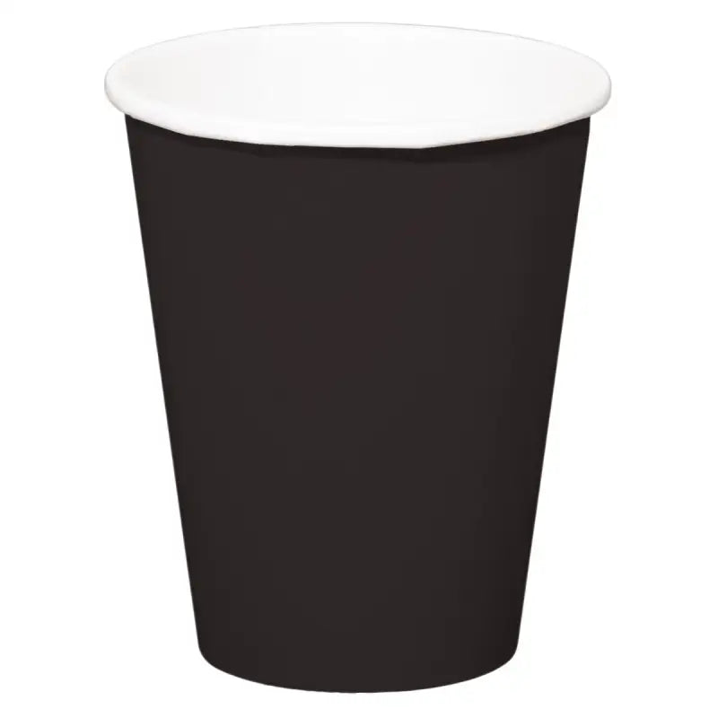 Pappersmug - Black - 350 ml - 8 stycken - Pappersmuggar