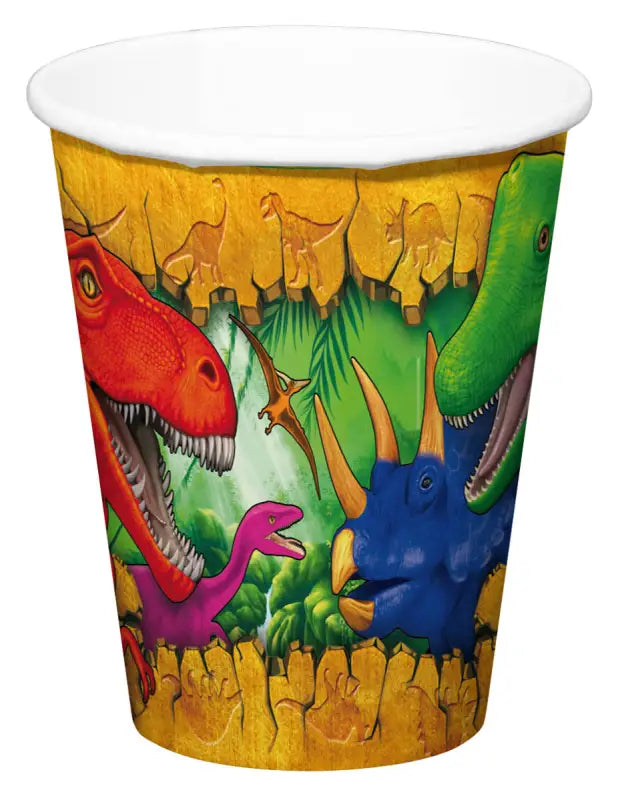 Pappersmug - Dinosaurie - 6 stycken - Pappersmuggar