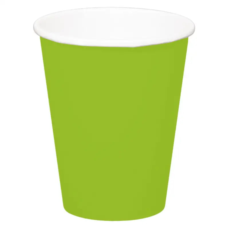 Pappersmug - Gröna - 350 ml - 8 stycken - Pappersmuggar