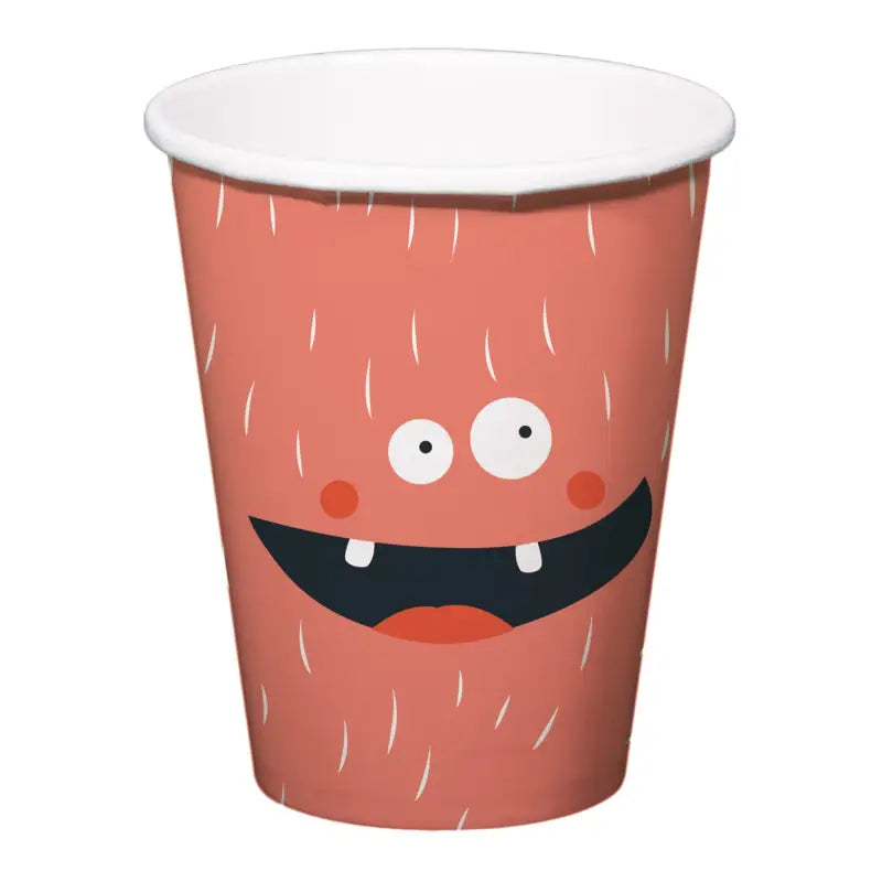 Pappersmug - Monstyckener Bash - 250 ml - 6 stycken - Pappersmuggar