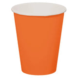 Pappersmug - Orange - 350 ml - 8 stycken - Pappersmuggar