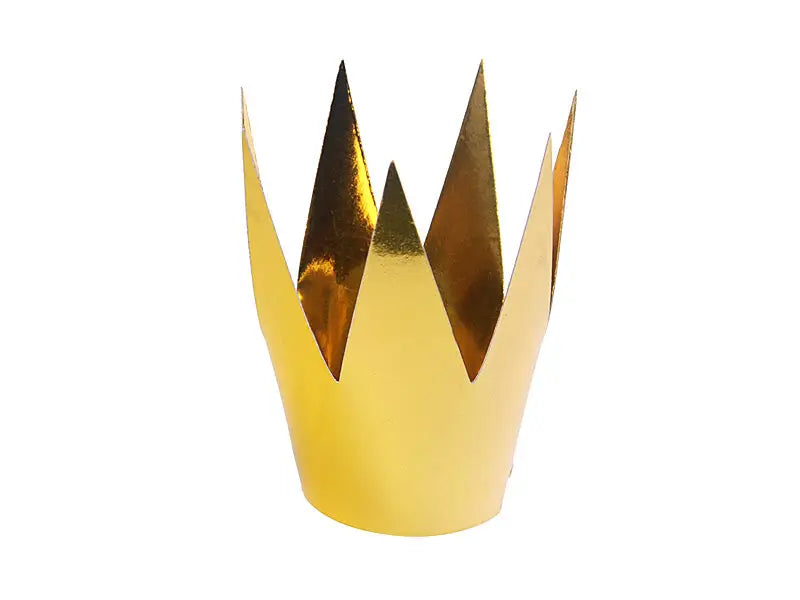 Party Crowns Guld 3-pack