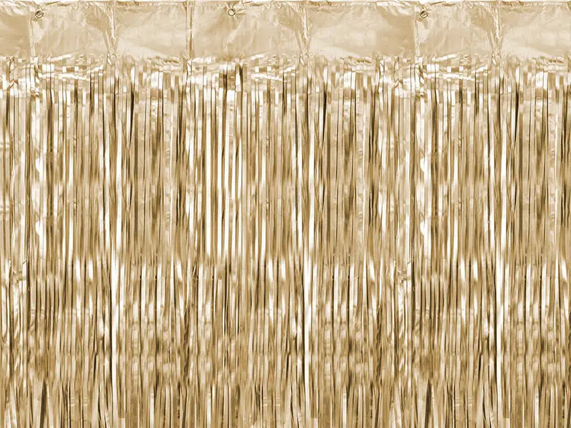 Party curtain guld