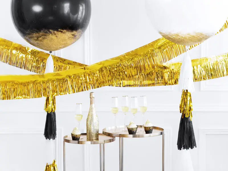 Party-draperi guld 18.5 x 400 cm