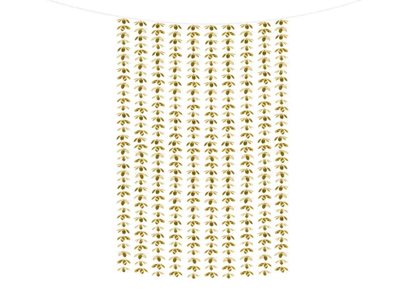 Party curtain - Flowers guld