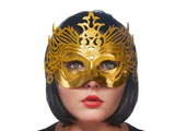 Partymask med Ornament Guld