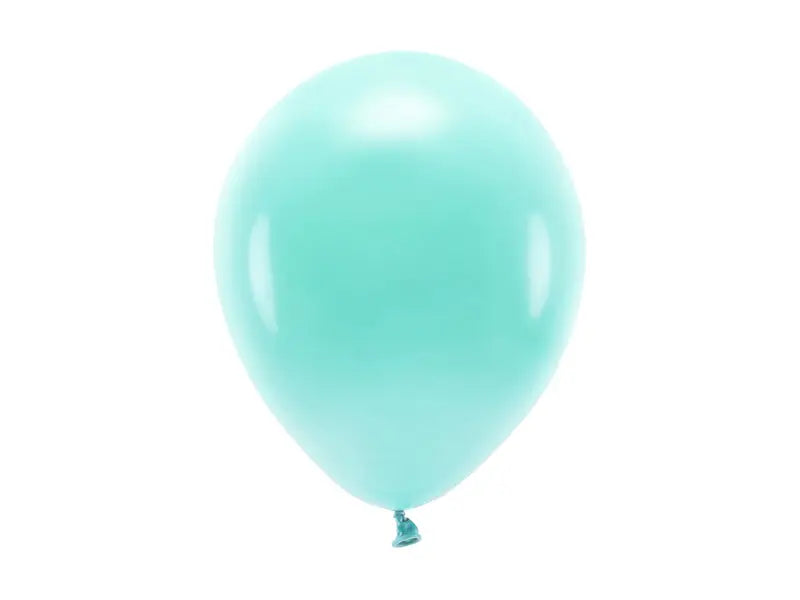 Pastell Eco Ballonger mörk mint 100-pack