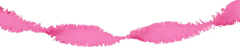 Pink Crepe Paper Garland - 24 meter - Girlang