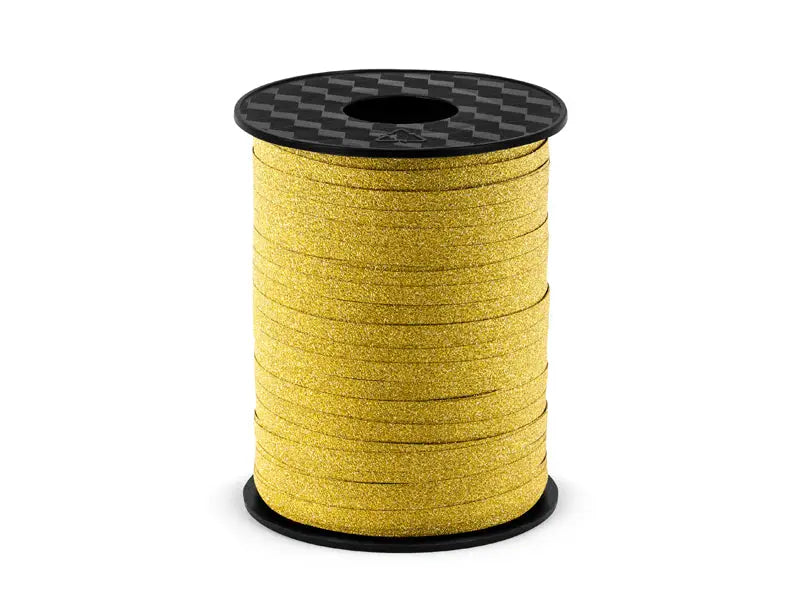 Plastic ribbon gold 5mm/225m