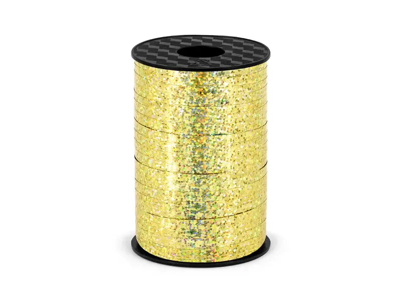 Plastic ribbon gold 5mm/225m