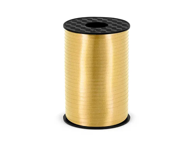 Plastic ribbon gold 5mm/225m