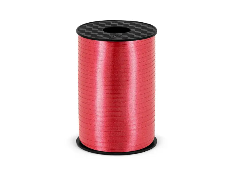 Plastic ribbon red 5mm/225m