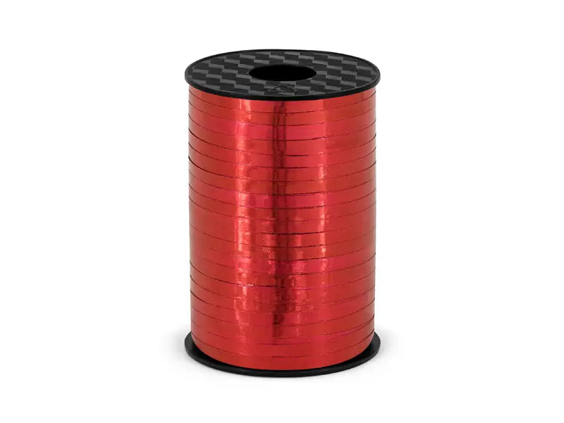 Plastic ribbon red 5mm/225m