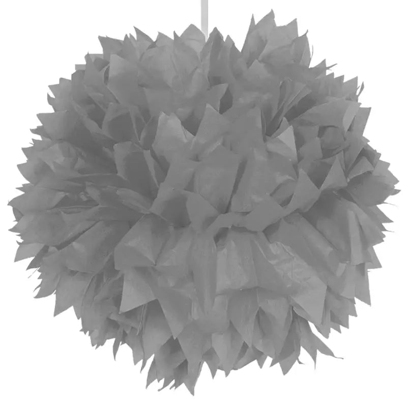 Pompom silver 30cm - Pompom