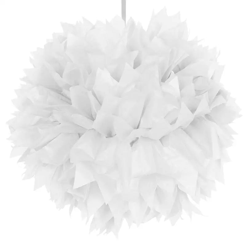 Pompom vit 30cm - Pompom