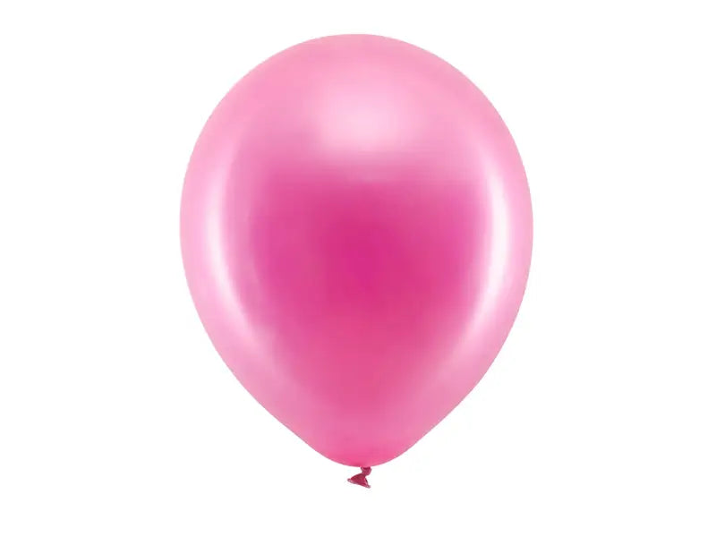 Rainbow Ballonger 30cm metallic fuchsia