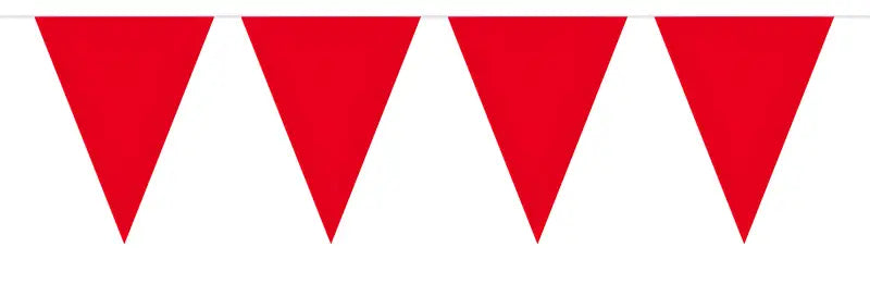 Red Mini Bunting - 3 meter - Girlang