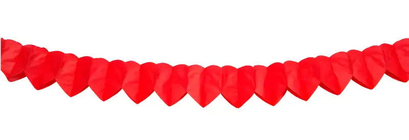 Red Mini Garland Hearts - 2 meter - Girlang