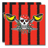 Red Pirate Servetter - 20 pack - Servetter