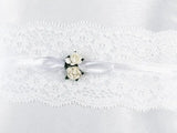 Ring bearer pillow white 16 x 16cm