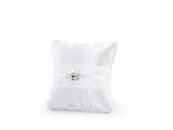 Ring bearer pillow white 16 x 16cm