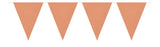 Rose Gold Bunting - 10 meter - Girlang