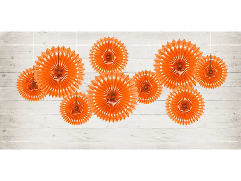 Dekorativa Rosetter Orange 20-30 cm