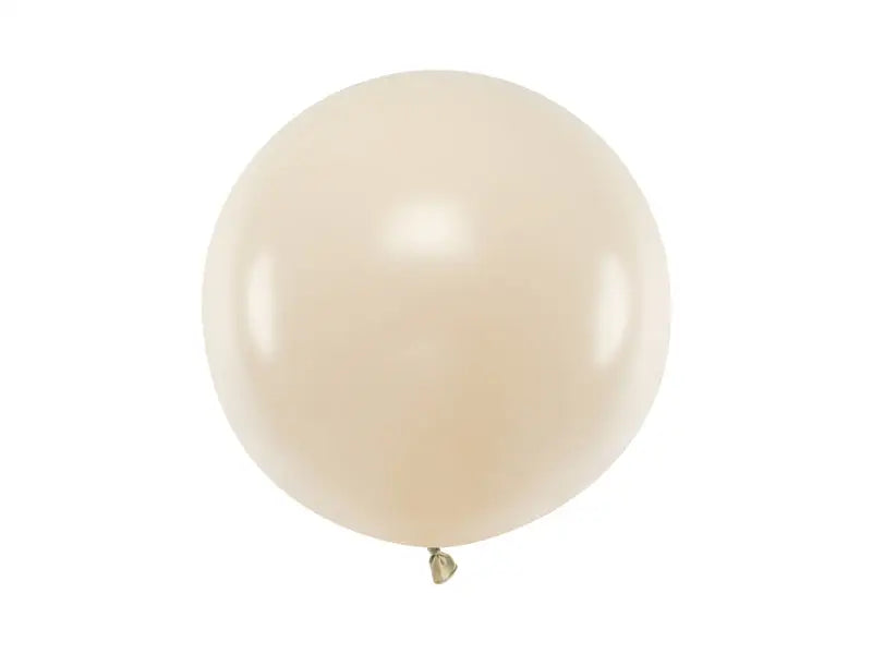 Round balloon 60 cm nude