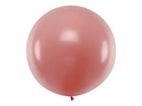 Round balloon 1 m Pastel Wild Rose